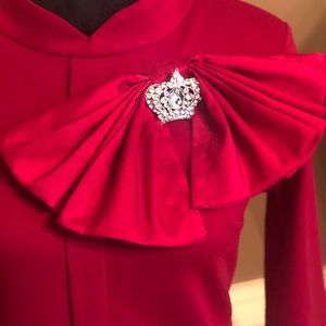 Pre-loved Red bow dress